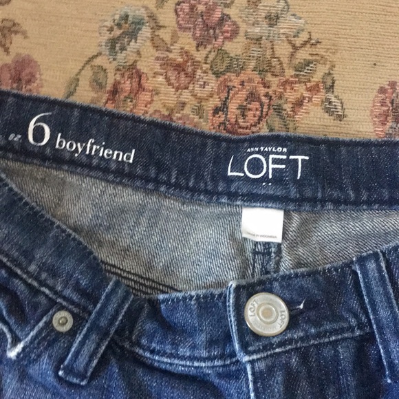 Ann Taylor Loft boyfriend cuffed capris - Picture 4 of 4